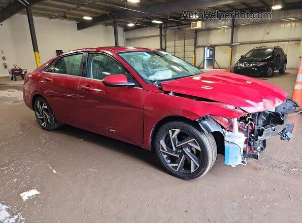 KMHLS4DG7SU017357 2025 HYUNDAI ELANTRA Red 