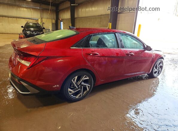 KMHLS4DG7SU017357 2025 HYUNDAI ELANTRA Red Trasero derecho