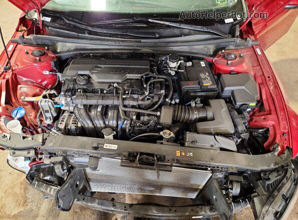KMHLS4DG7SU017357 2025 HYUNDAI ELANTRA Red Vista interior trasera