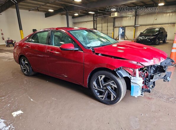 KMHLS4DG7SU017357 2025 HYUNDAI ELANTRA Red Delantero derecho