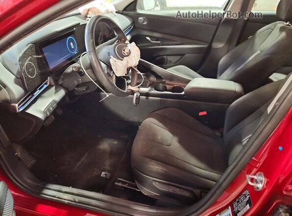 KMHLS4DG7SU017357 2025 HYUNDAI ELANTRA Red Vista interior delantera