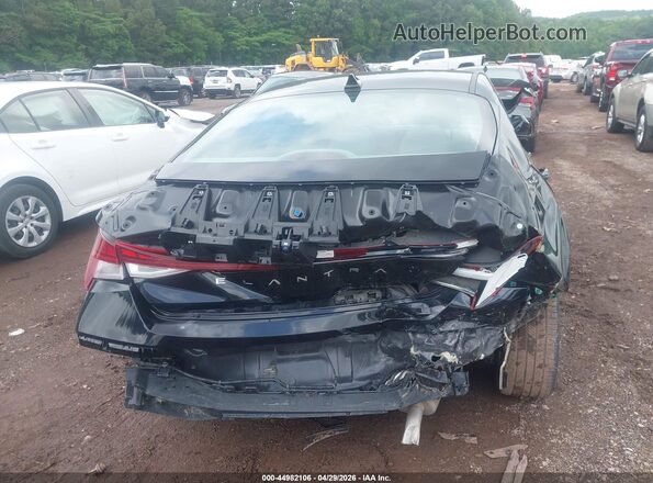 KMHLS4DG7SU921824 2025 HYUNDAI ELANTRA Black Front view