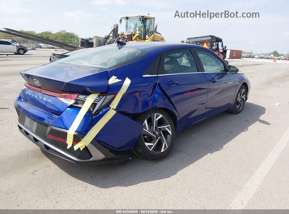 KMHLS4DG8RU679684 2024 HYUNDAI ELANTRA Blue Հետևի աջ