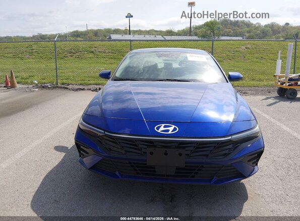 KMHLS4DG8RU679684 2024 HYUNDAI ELANTRA Blue Սարքավորումների վահանակի տեսք