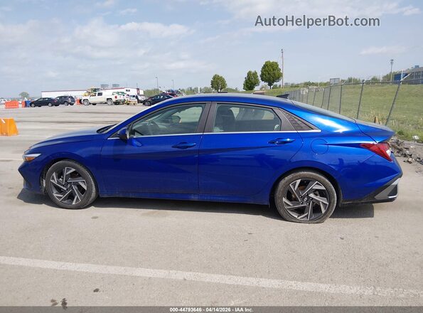 KMHLS4DG8RU679684 2024 HYUNDAI ELANTRA Blue Սալոնի 360 աստիճան տեսք