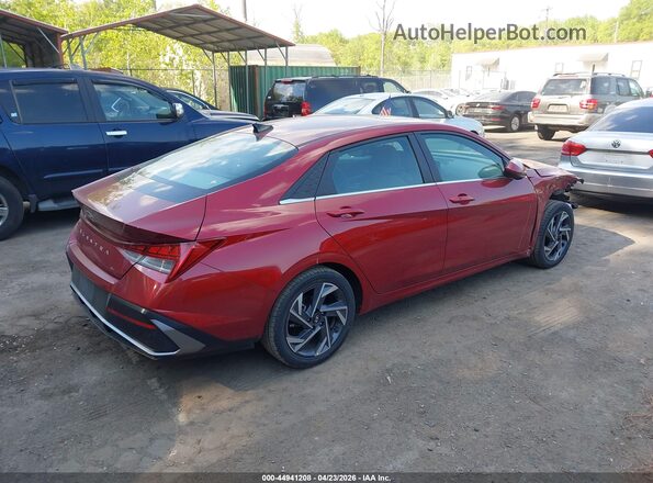 KMHLS4DG9RU811058 2024 HYUNDAI ELANTRA Red Rear right