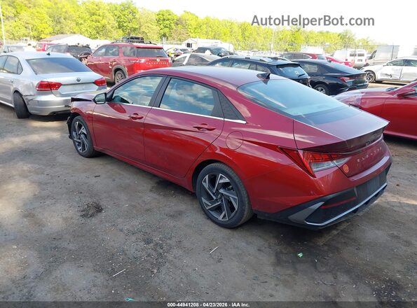 KMHLS4DG9RU811058 2024 HYUNDAI ELANTRA Red Rear left