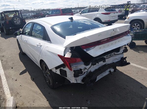KMHLS4DGXRU699838 2024 HYUNDAI ELANTRA White Задня ліва чверть