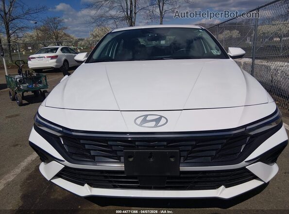 KMHLS4DGXRU699838 2024 HYUNDAI ELANTRA White Вид щитка приладів