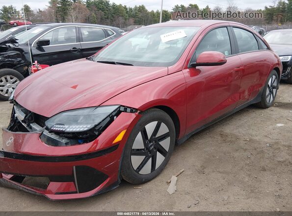 KMHM24AC4SA093545 2025 HYUNDAI IONIQ 6 Red Front left