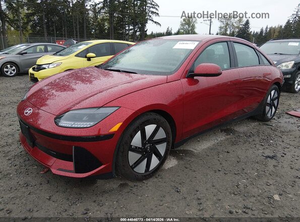 KMHM24AC6SA091456 2025 HYUNDAI IONIQ 6 Red Przód lewy