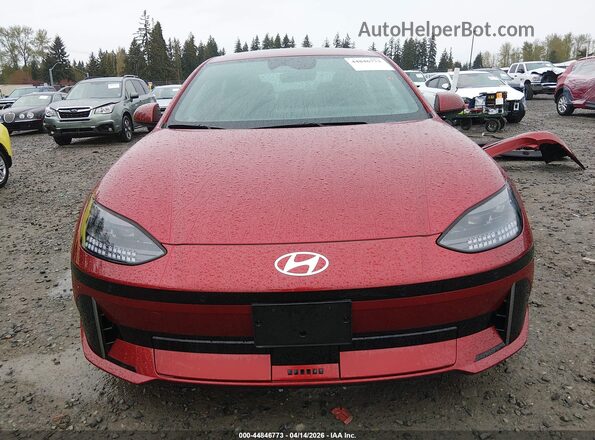 KMHM24AC6SA091456 2025 HYUNDAI IONIQ 6 Red Widok wnętrza z tyłu