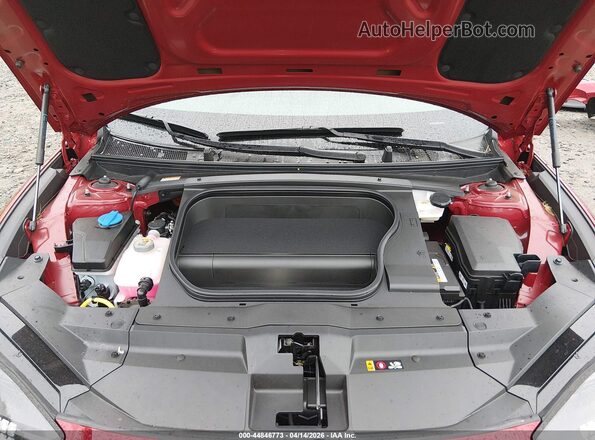 KMHM24AC6SA091456 2025 HYUNDAI IONIQ 6 Red Widok z tyłu