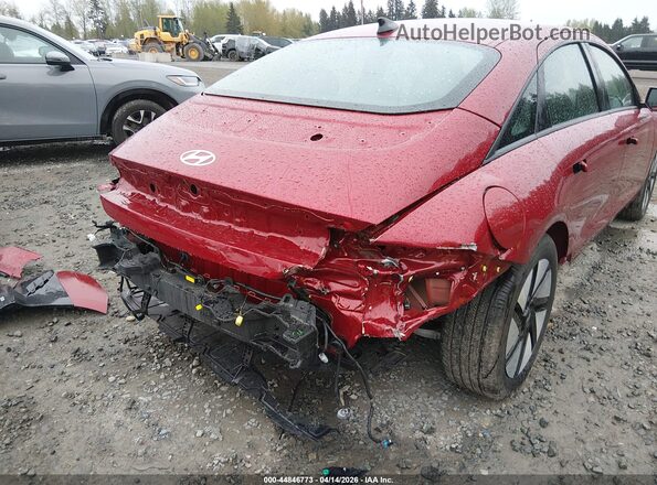 KMHM24AC6SA091456 2025 HYUNDAI IONIQ 6 Red Widok z przodu