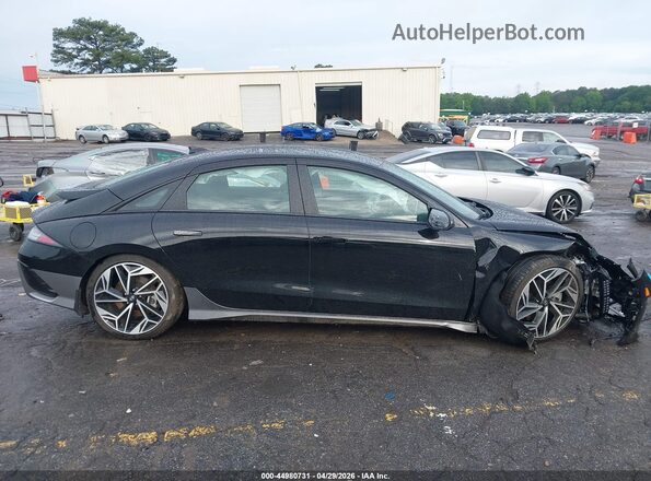 KMHM34AC3RA059345 2024 HYUNDAI IONIQ 6 Black Սալոնի հետևի տեսք