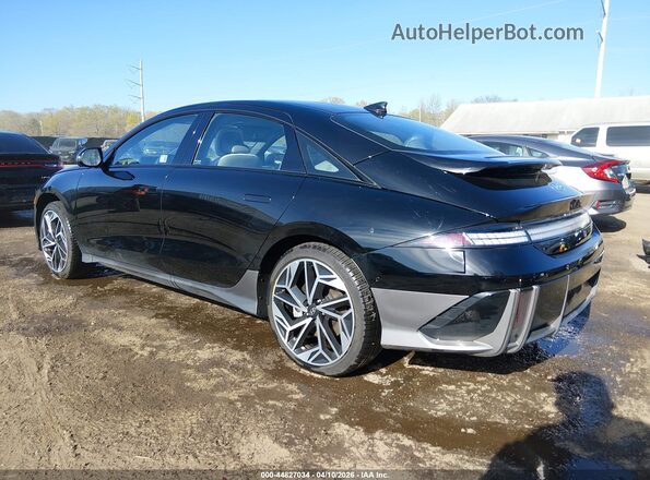 KMHM54AC7SA093241 2025 HYUNDAI IONIQ 6 Black Հետևի ձախ