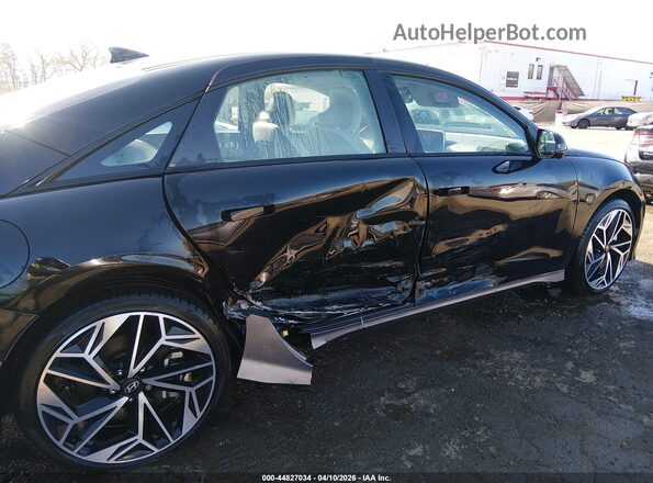 KMHM54AC7SA093241 2025 HYUNDAI IONIQ 6 Black Դիմացի տեսք