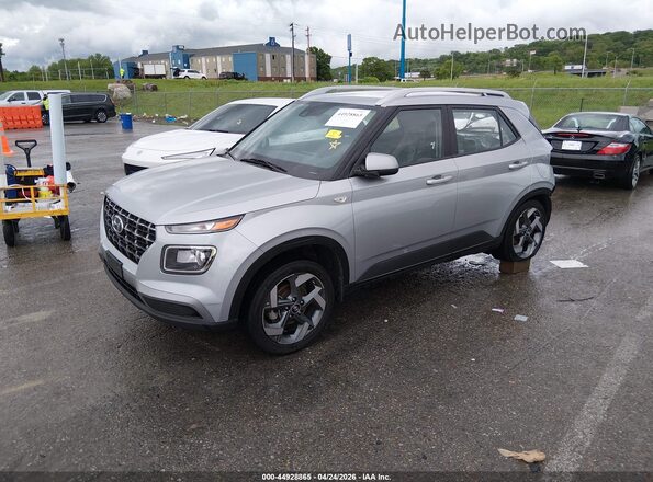 KMHRC8A32MU080577 2021 HYUNDAI VENUE Gray Առջևի ձախ երեք քառորդ տեսարան