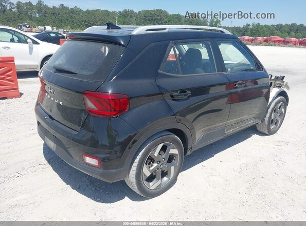 KMHRC8A35MU103463 2021 HYUNDAI VENUE Черный Задняя правая четверть