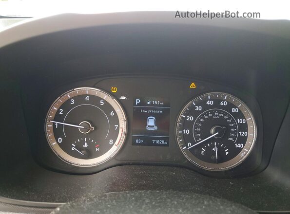KMHRC8A38LU024285 2020 HYUNDAI VENUE Silver Widok zestawu wskaźników