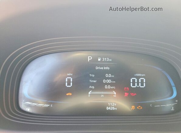 KMHRC8A38TU428476 2026 HYUNDAI VENUE Серебряный Вид щитка приборов