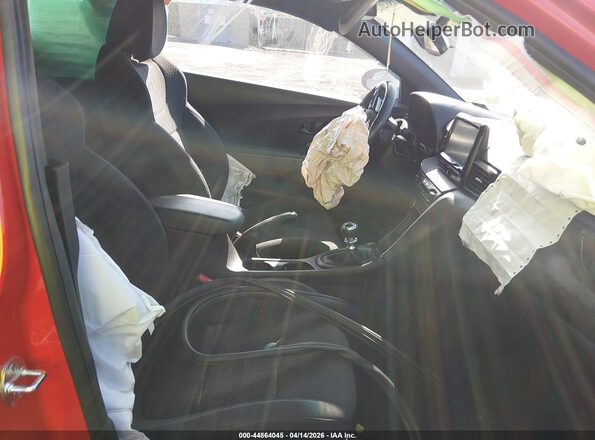 KMHT36AH2KU001606 2019 HYUNDAI VELOSTER Red Вид салону спереду