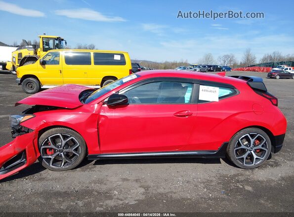 KMHT36AH2KU001606 2019 HYUNDAI VELOSTER Red Вид задньої частини салону