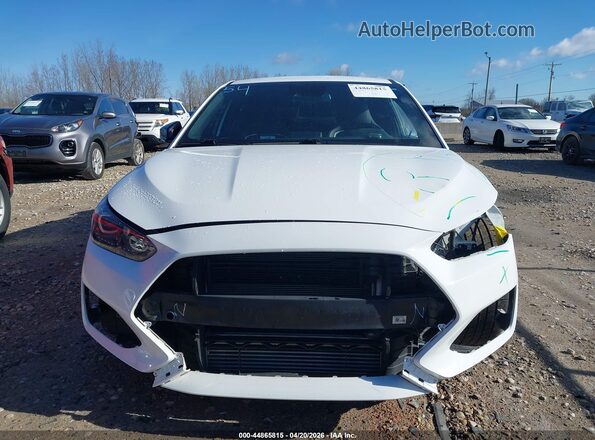 KMHT36AH2MU011670 2021 HYUNDAI VELOSTER N White Vista interior trasera