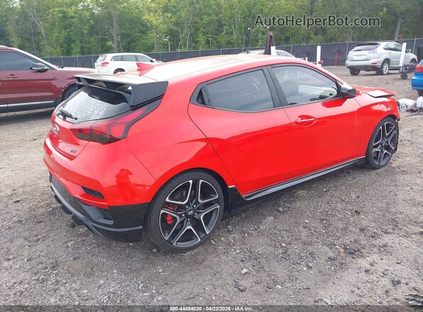 KMHT36AH3LU005133 2020 HYUNDAI VELOSTER N Красный Задняя правая четверть