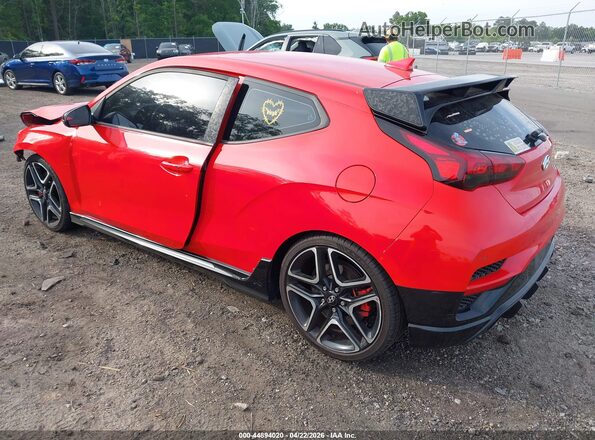 KMHT36AH3LU005133 2020 HYUNDAI VELOSTER N Красный Задняя левая четверть