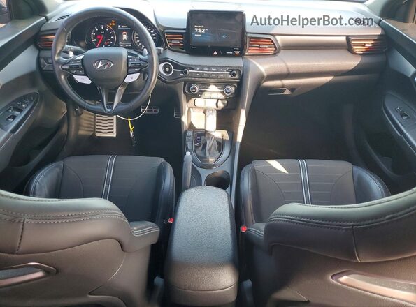 KMHT36AH3NU015552 2022 HYUNDAI VELOSTER Blue Vista del salpicadero
