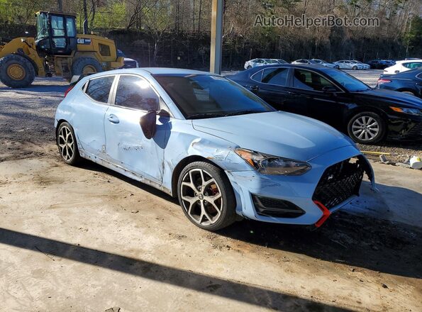 KMHT36AH6KU002810 2019 HYUNDAI VELOSTER Blue 