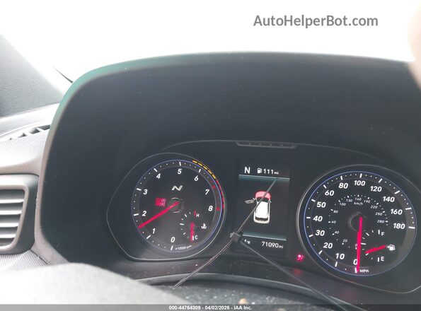 KMHT36AH6LU005272 2020 HYUNDAI VELOSTER N Black Հետևի նստատեղերի տեսք