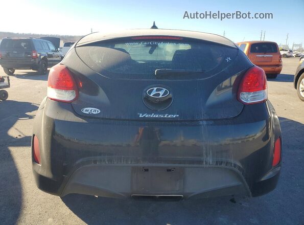 KMHTC6AD4GU296700 2016 HYUNDAI VELOSTER Black Հետևի տեսք