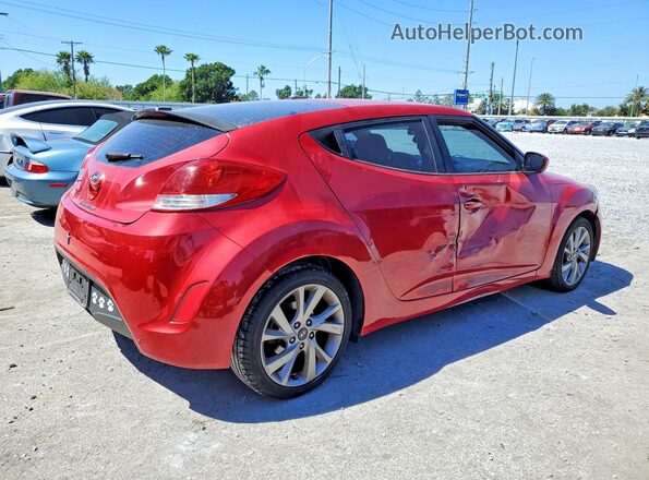 KMHTC6AD6GU284922 2016 HYUNDAI VELOSTER Красный Задняя правая четверть