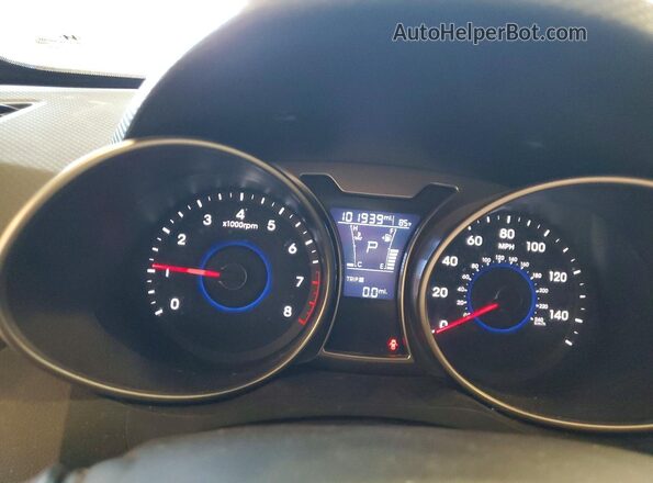 KMHTC6AD7HU306539 2017 HYUNDAI VELOSTER Black Вид щитка приладів