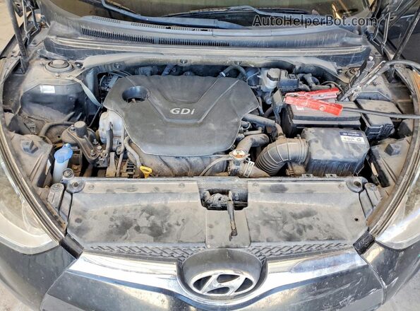 KMHTC6AD7HU306539 2017 HYUNDAI VELOSTER Black Вид задньої частини салону