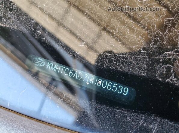 KMHTC6AD7HU306539 2017 HYUNDAI VELOSTER Black Вид підкапотного простору