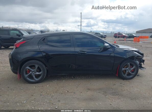 KMHTG6AF1KU010185 2019 HYUNDAI VELOSTER Black Vista interior trasera