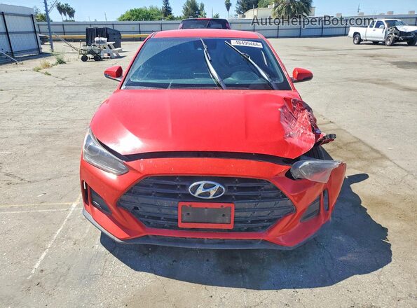 KMHTG6AF5KU009606 2019 HYUNDAI VELOSTER Red 