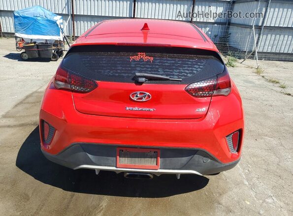 KMHTG6AF5KU009606 2019 HYUNDAI VELOSTER Red 