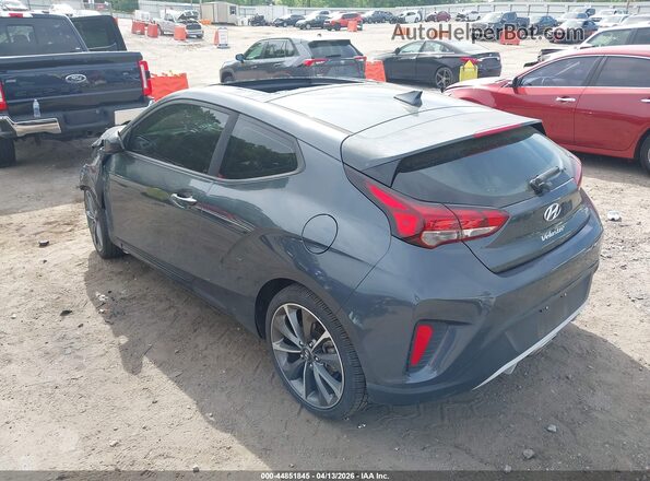 KMHTG6AF6KU007301 2019 HYUNDAI VELOSTER Gray Trasero izquierdo
