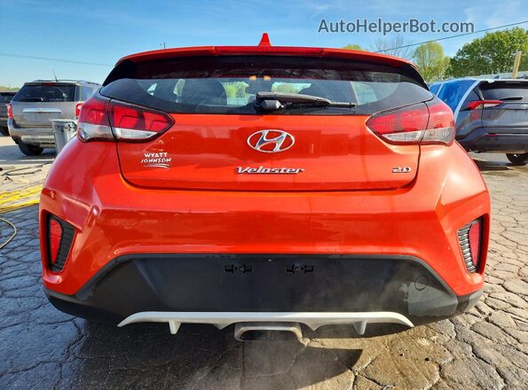 KMHTG6AF7MU032601 2021 HYUNDAI VELOSTER Red Հետևի տեսք