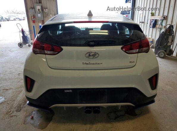 KMHTG6AF9KU009785 2019 HYUNDAI VELOSTER Белый Вид сзади