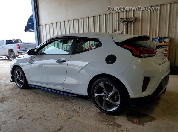 KMHTG6AF9KU009785 2019 HYUNDAI VELOSTER Белый Задняя левая четверть