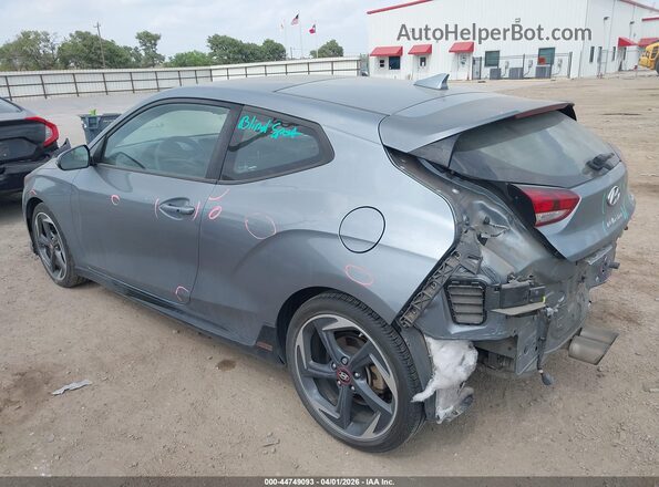 KMHTH6AB0MU032711 2021 HYUNDAI VELOSTER Gray უკანა მარცხენა