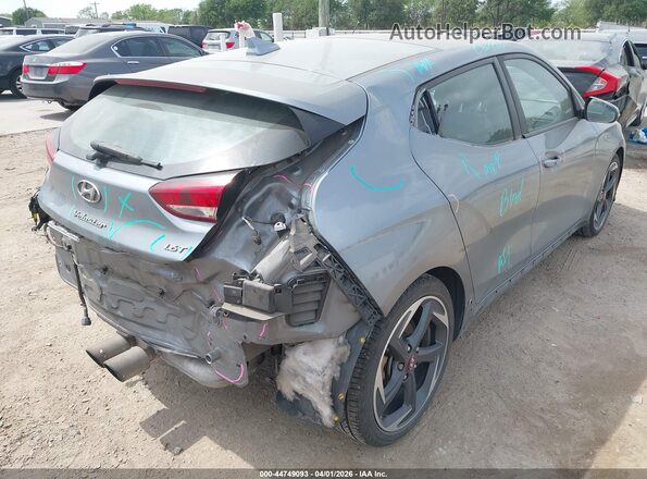 KMHTH6AB0MU032711 2021 HYUNDAI VELOSTER Gray უკანა მარჯვენა