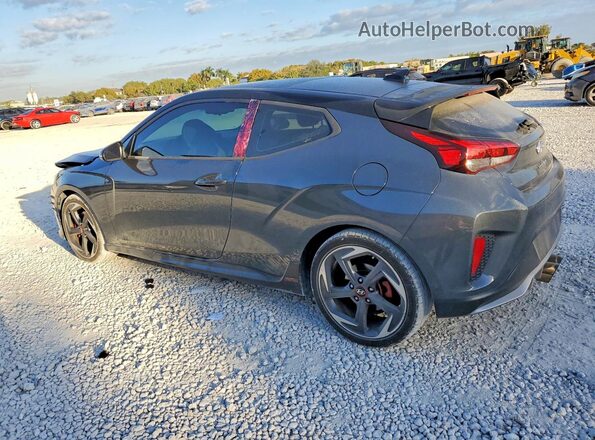 KMHTH6AB5KU014928 2019 HYUNDAI VELOSTER Gray 