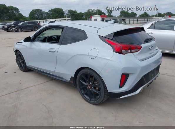 KMHTH6AB5KU016162 2019 HYUNDAI VELOSTER White Trasero izquierdo