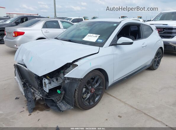 KMHTH6AB5KU016162 2019 HYUNDAI VELOSTER White Vista tres cuartos delantera izquierda